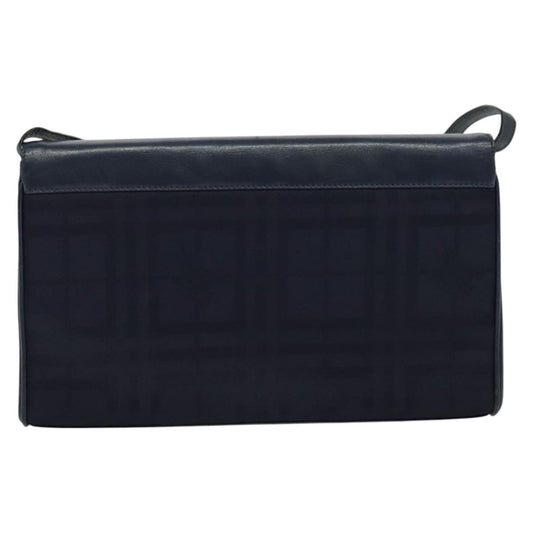Burberry Flap Shoulder Bag Canvas, NAVY, CANVAS, Shoulder bag