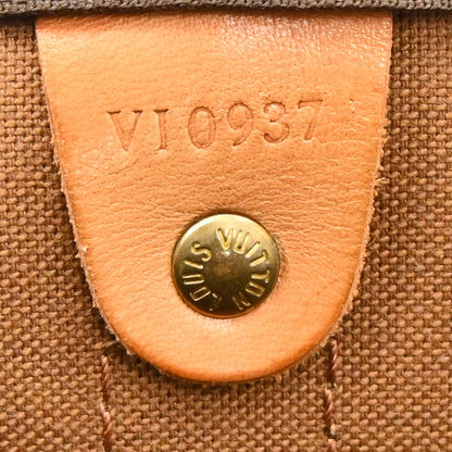 Louis Vuitton Keepall Bandouliere Bag Monogram Canvas, Brown, Canvas, Travel Bag