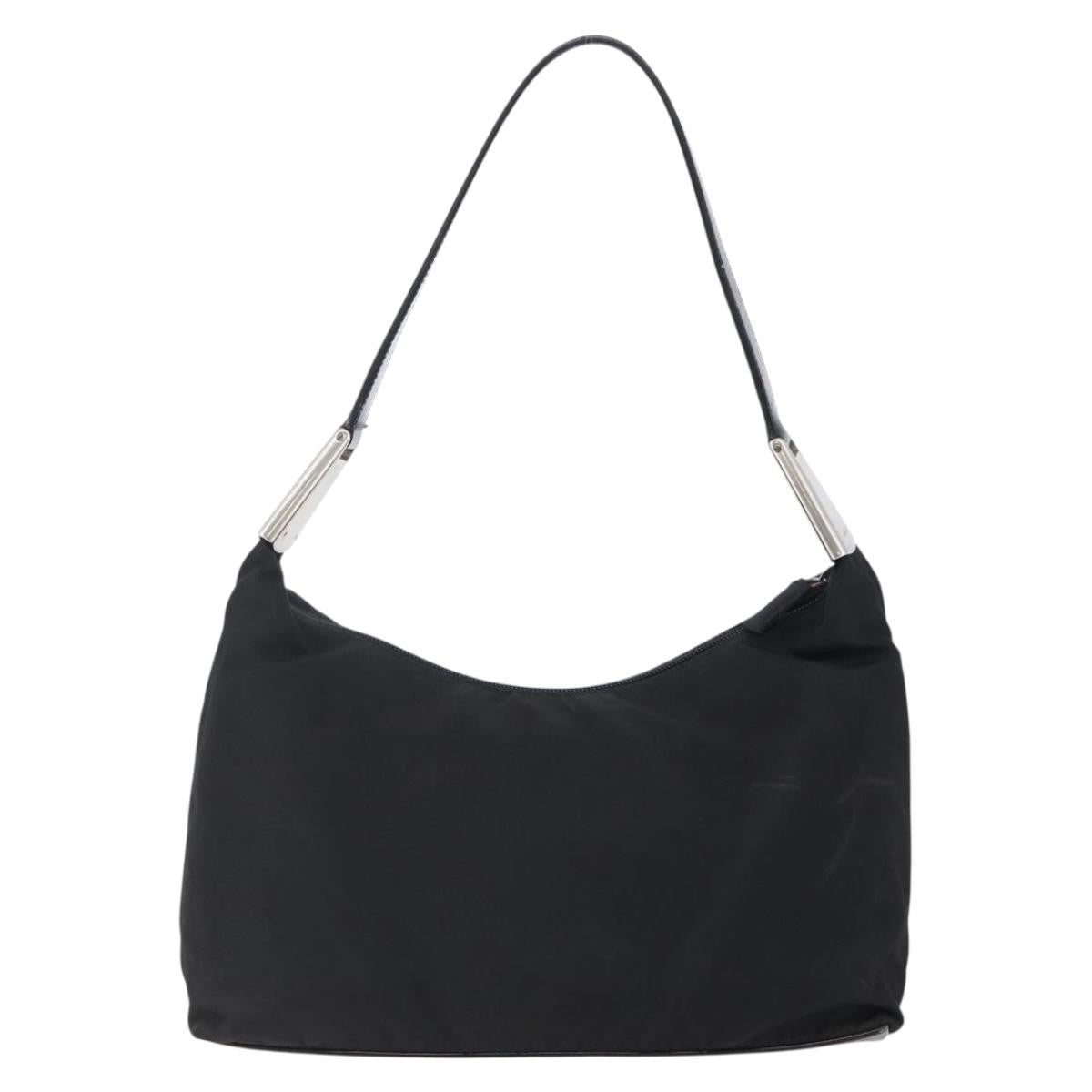 Prada Hobo Tessuto, BLACK, NYLON, Shoulder bag