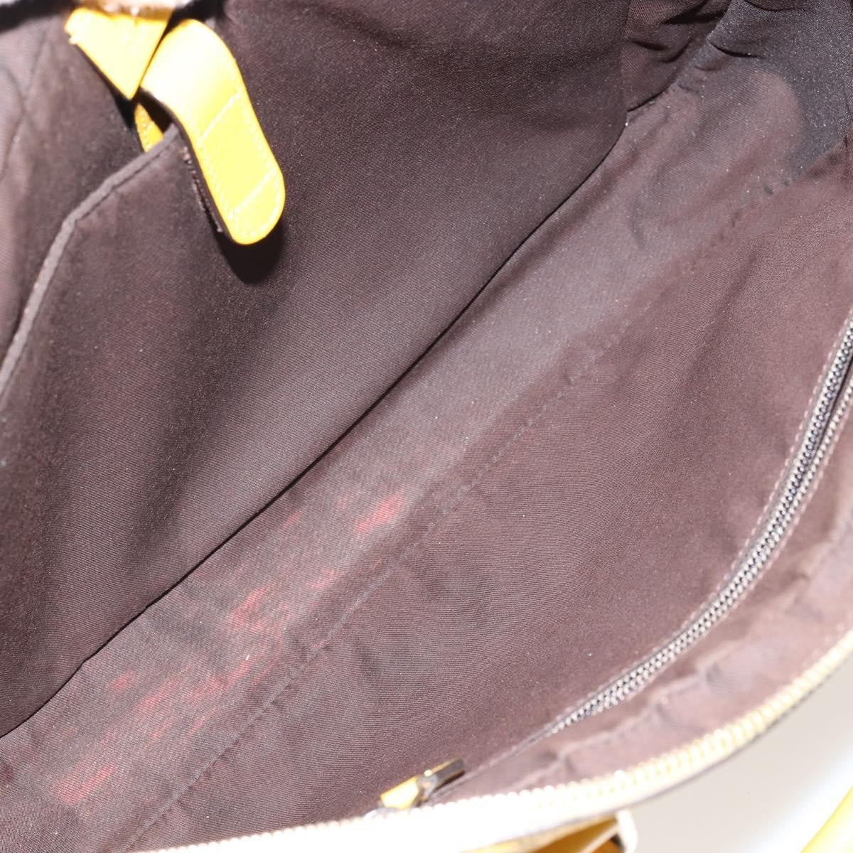 Gucci Diamante bright briefcase Leather, YELLOW, LEATHER, Briefcase