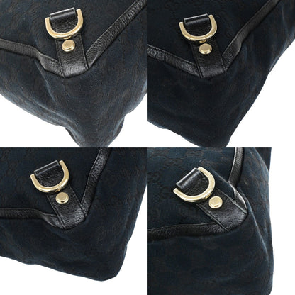 Gucci Abbey D-Ring Tote GG Canvas, BLACK, CANVAS, Tote bag