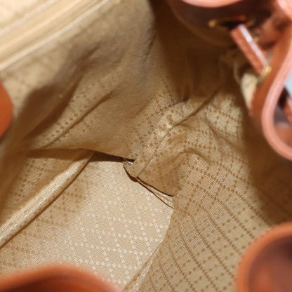 Gucci Vintage Bamboo Backpack Leather, BROWN, LEATHER, Backpack