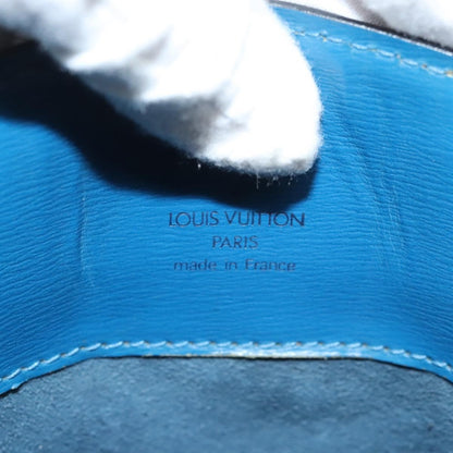 Louis Vuitton Cluny Shoulder Bag Epi Leather, BLUE, LEATHER, Shoulder bag