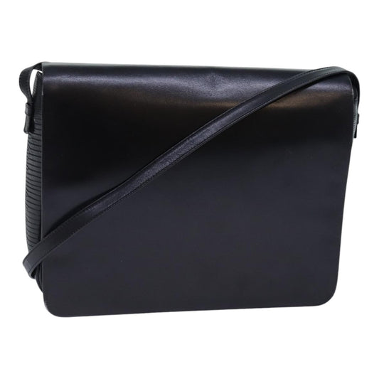 Salvatore Ferragamo Vintage Shoulder Bag Leather, Black, Leather, Shoulder Bag