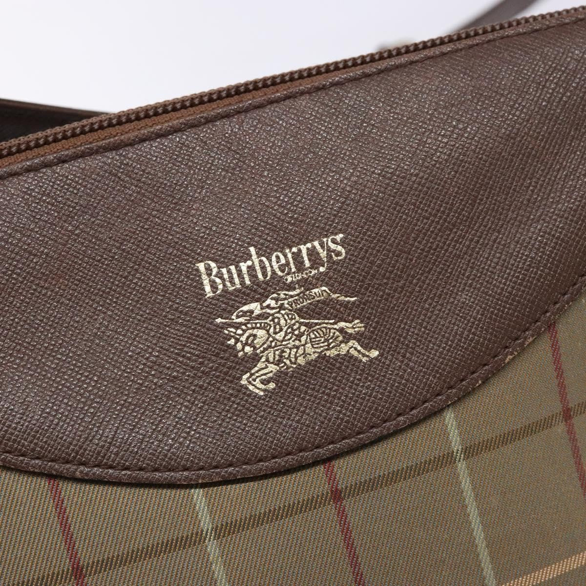 Burberry Nova check Shoulder bag Canvas, BEIGE, CANVAS, Shoulder bag