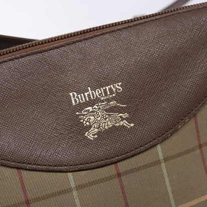 Burberry Nova check Shoulder bag Canvas, BEIGE, CANVAS, Shoulder bag