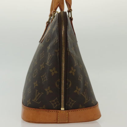 Louis Vuitton Alma Handbag Monogram Canvas, BROWN, CANVAS, Handbag
