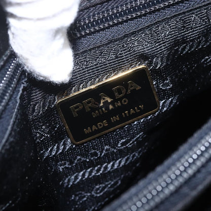 Prada Vintage Tote Nylon, BLACK, NYLON, Tote bag