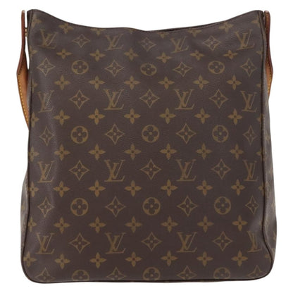 Louis Vuitton Looping Handbag Monogram Canvas, BROWN, CANVAS, Shoulder bag
