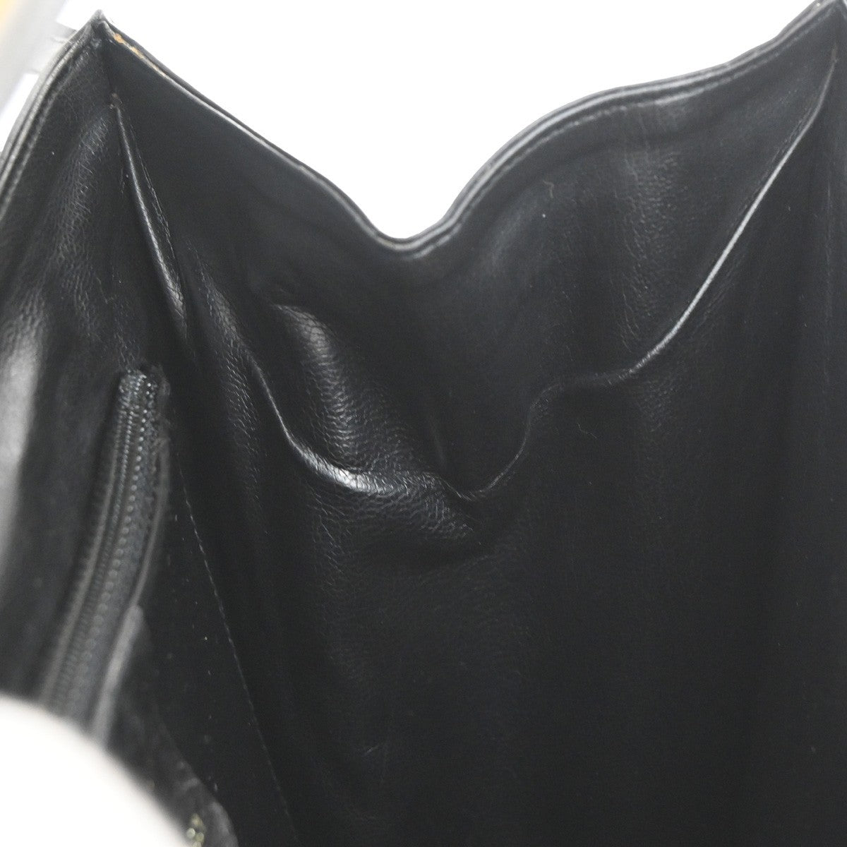 Salvatore Ferragamo Gancini Shoulder Bag Leather, Black, Leather, Shoulder Bag
