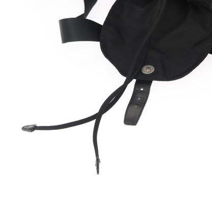Prada Front Pocket Backpack Tessuto, BLACK, NYLON, Backpack
