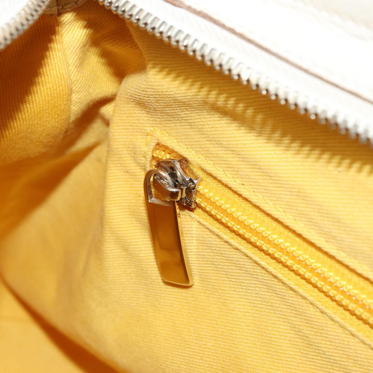 Salvatore Ferragamo Gancini handbag Leather, WHITE, LEATHER, Handbag