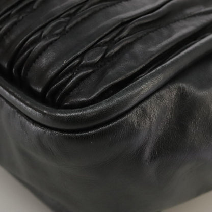 Bally Vintage Shoulder Bag Leather, BLACK, LEATHER, Shoulder bag