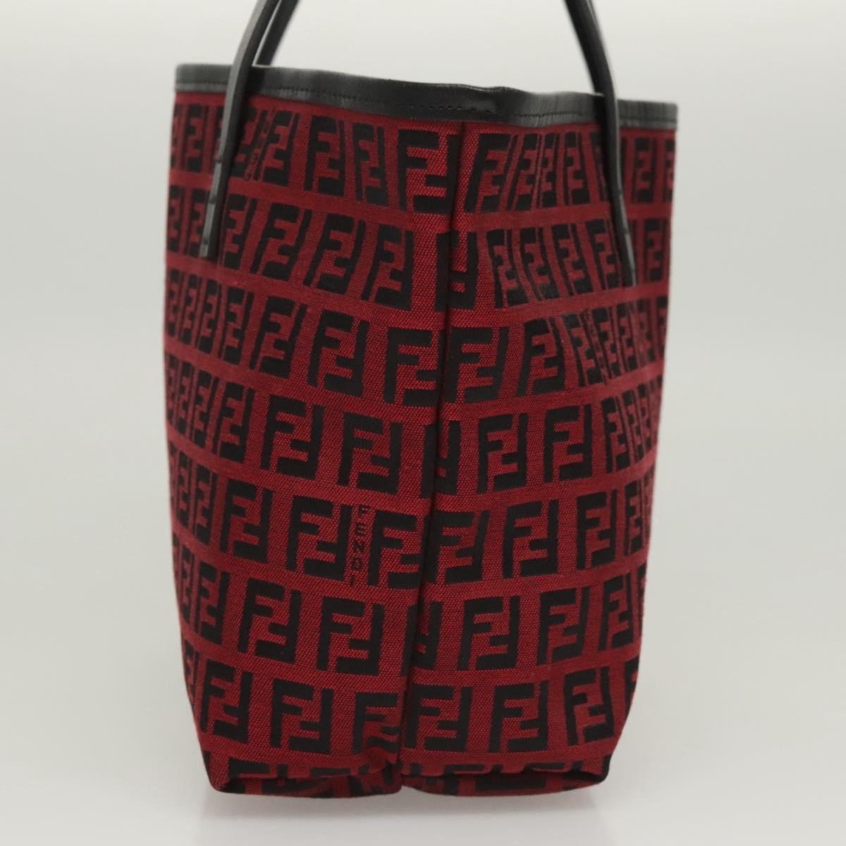 Fendi Zucca Tote bag FF motif, RED, CANVAS, Tote bag