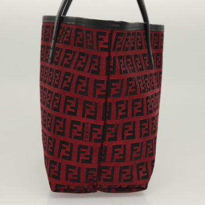 Fendi Zucca Tote bag FF motif, RED, CANVAS, Tote bag