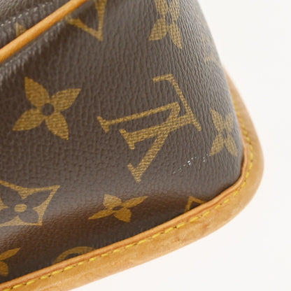 Louis Vuitton Sologne Handbag Monogram Canvas, Brown, Canvas, Shoulder Bag