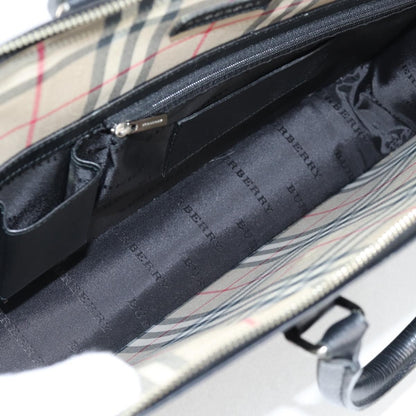 Burberry Briefcase Leather, BLACK, LEATHER, Briefcase