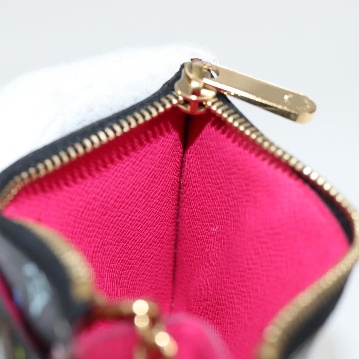 Louis Vuitton Pochette clés NM Monogram Multicolor Canvas, MULTICOLOUR, CANVAS, Wallets