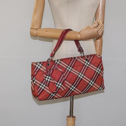 Burberry Nova Check Handbag Nova Check Canvas, RED, NYLON, Handbag