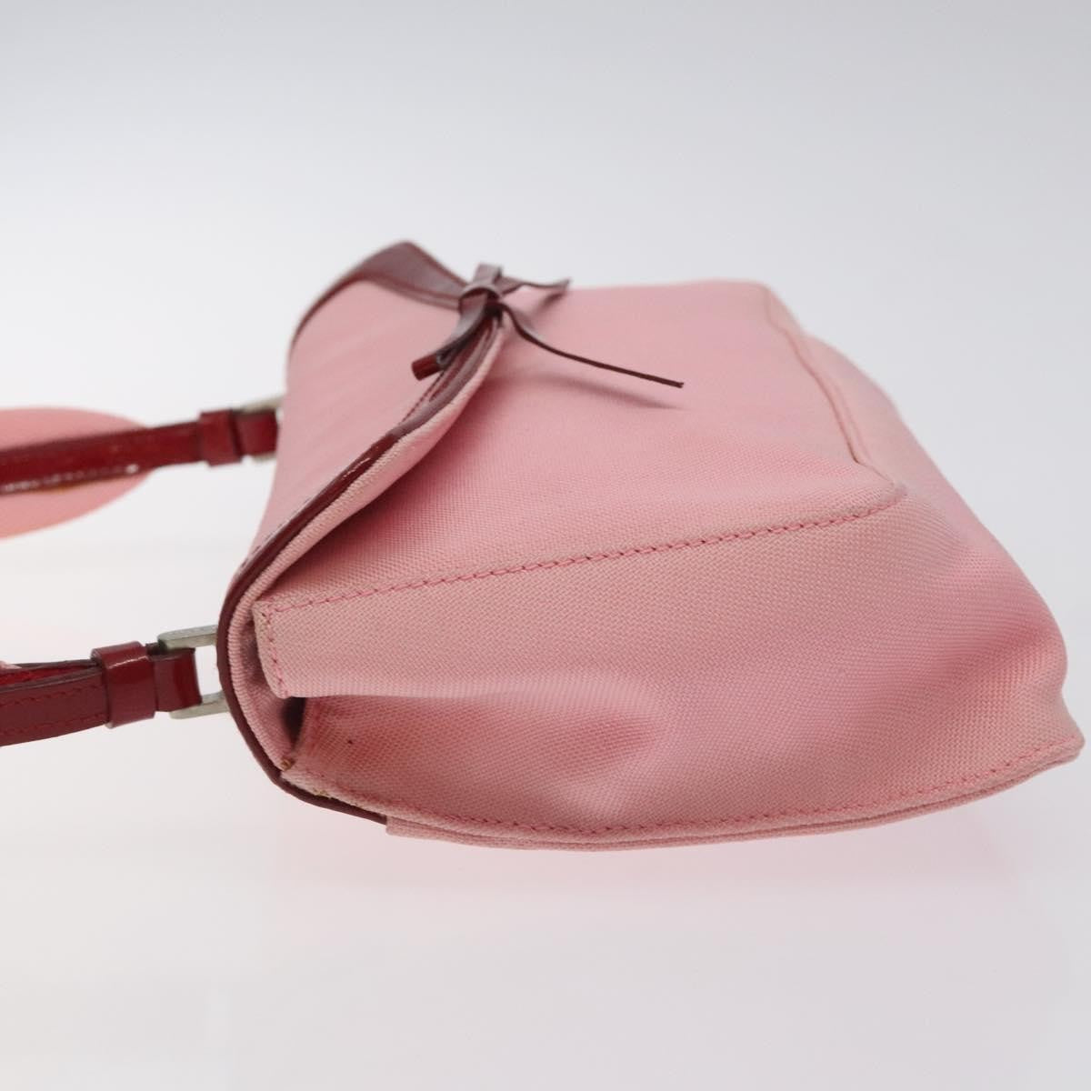 Prada Vintage Shoulder Bag Canvas, PINK, CANVAS, Shoulder bag