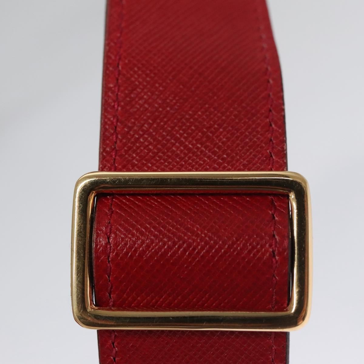 Gucci Bamboo 1947 Belt Bag Leather, RED, LEATHER, Clutche & pouche