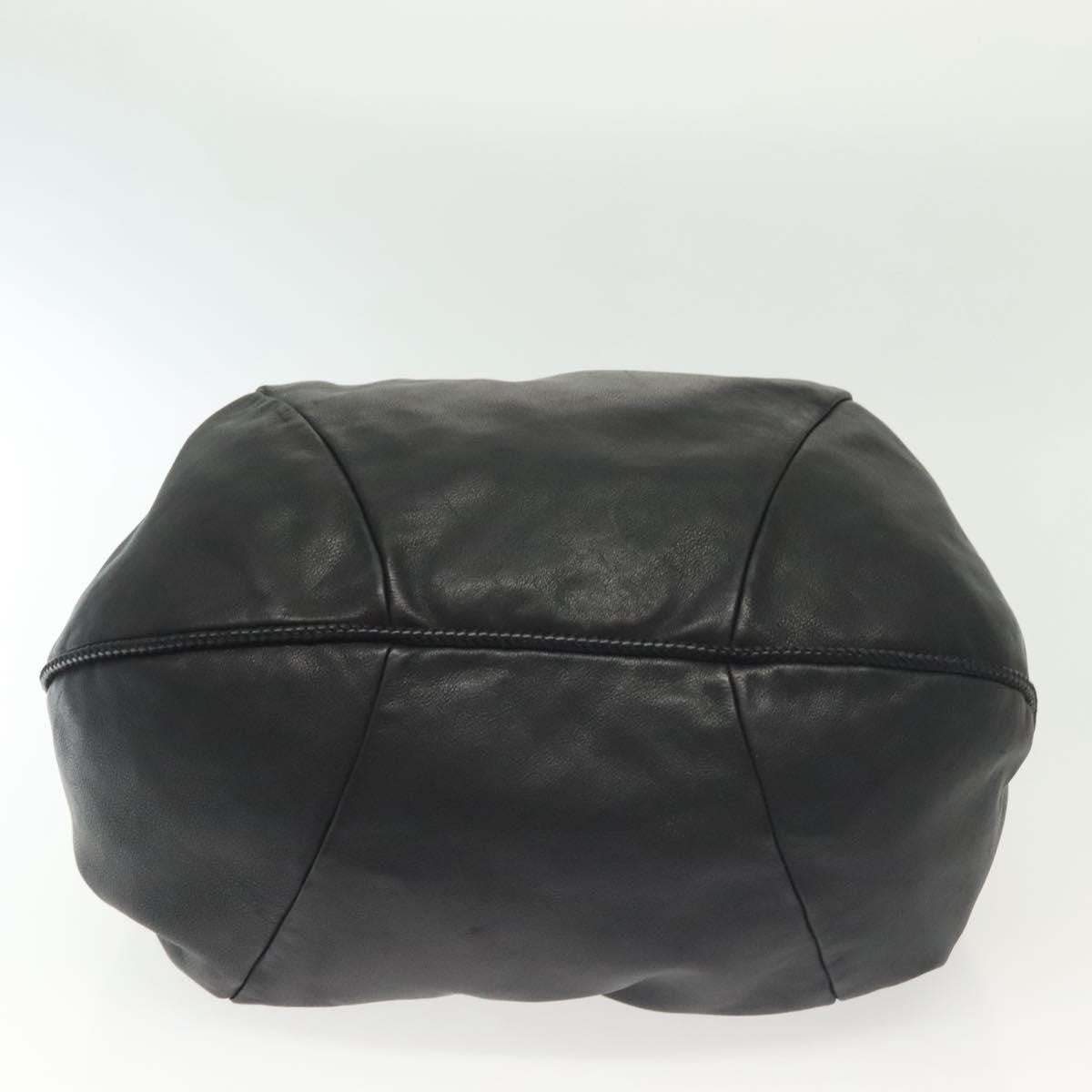 Gucci Marrakech Shoulder Bag Leather, BLACK, LEATHER, Tote bag