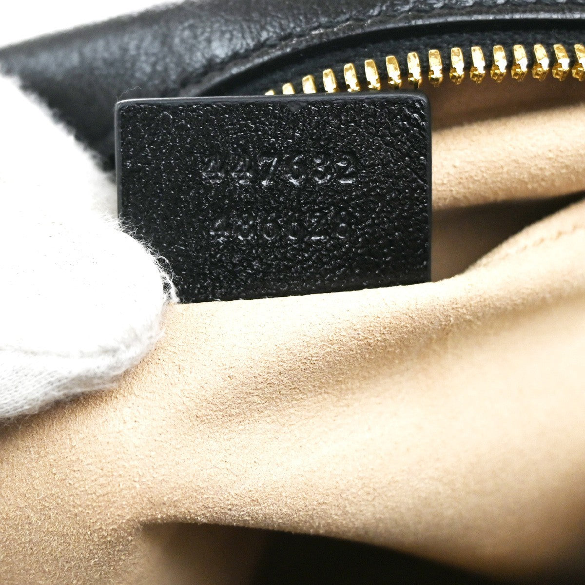 Gucci GG Marmont Shoulder Bag Diagonal Quilted GG Canvas with Leather, BROWN, CANVAS, Shoulder bag