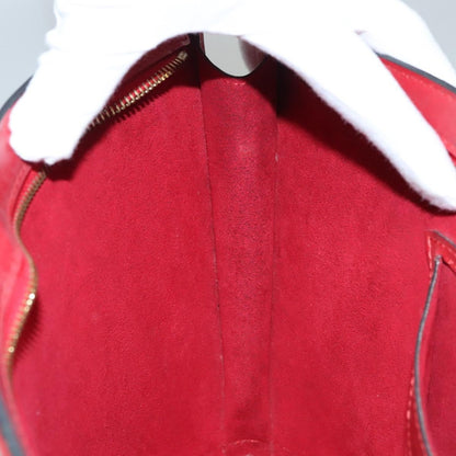 Louis Vuitton Saint Jacques Handbag Epi Leather, RED, LEATHER, Shoulder bag