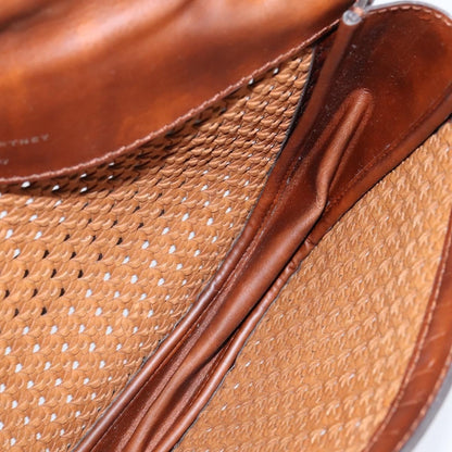 Stella McCartney Flap Shoulder Bag Polyester, BROWN, POLYESTER, Shoulder bag