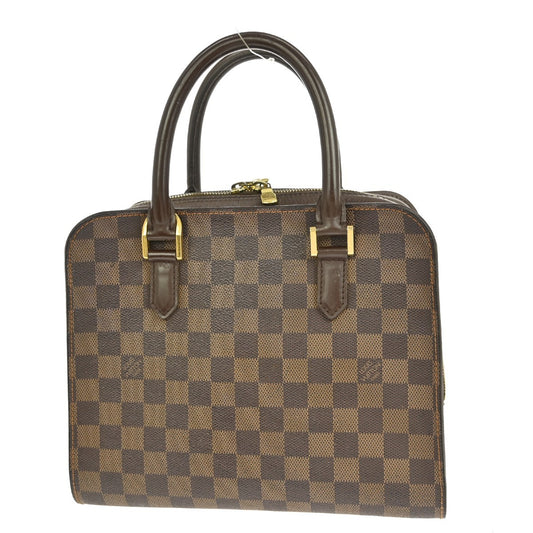 Louis Vuitton Triana Bag Damier, BROWN, CANVAS, Handbag