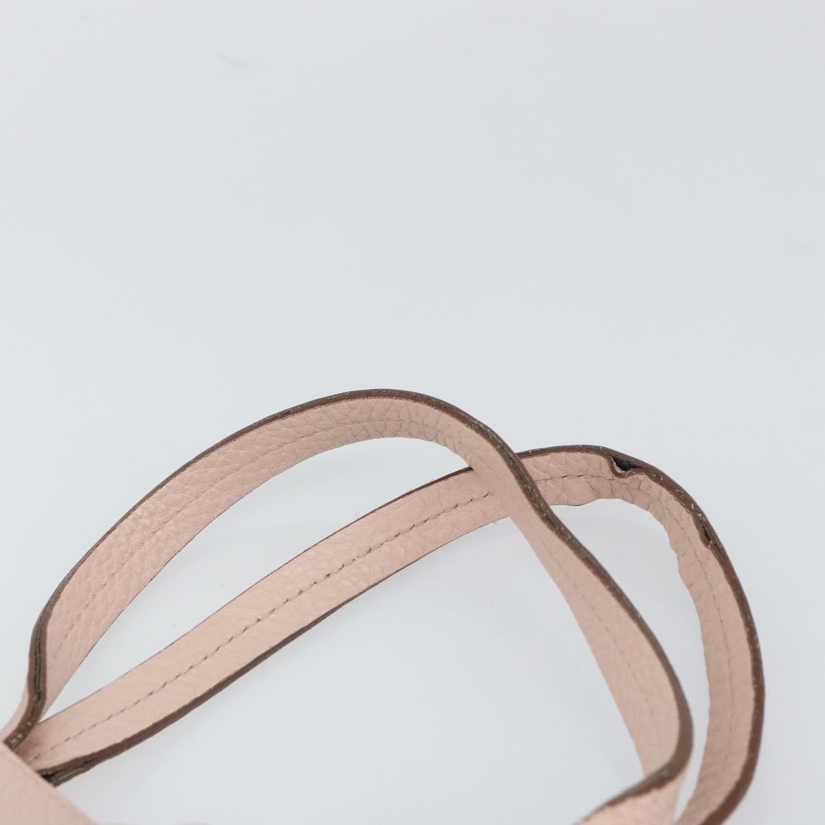 Salvatore Ferragamo Gancini Tote Leather, PINK, LEATHER, Tote bag