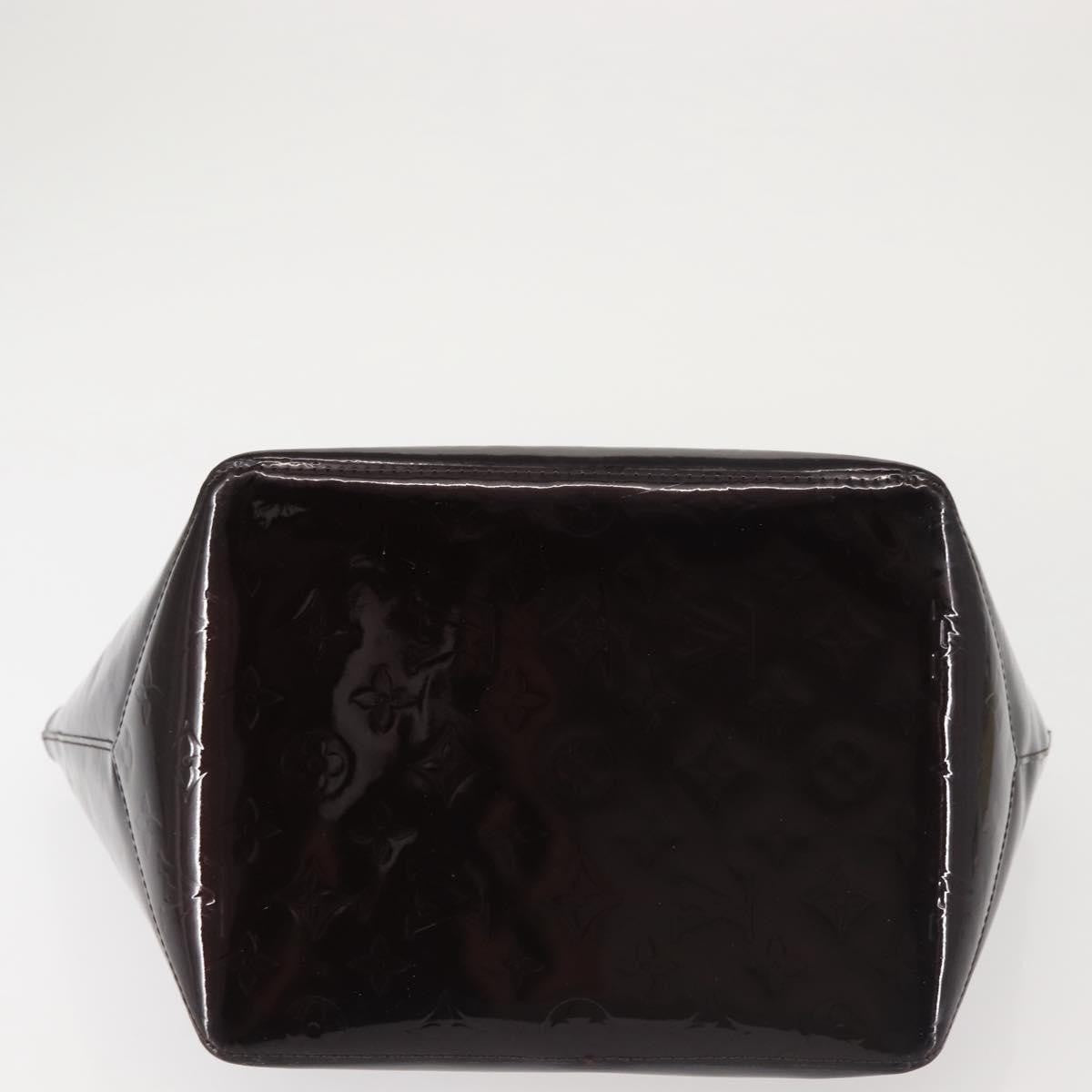 Louis Vuitton Bellevue Handbag Monogram Vernis, BURGUNDY, PATENT_LEATHER, Handbag