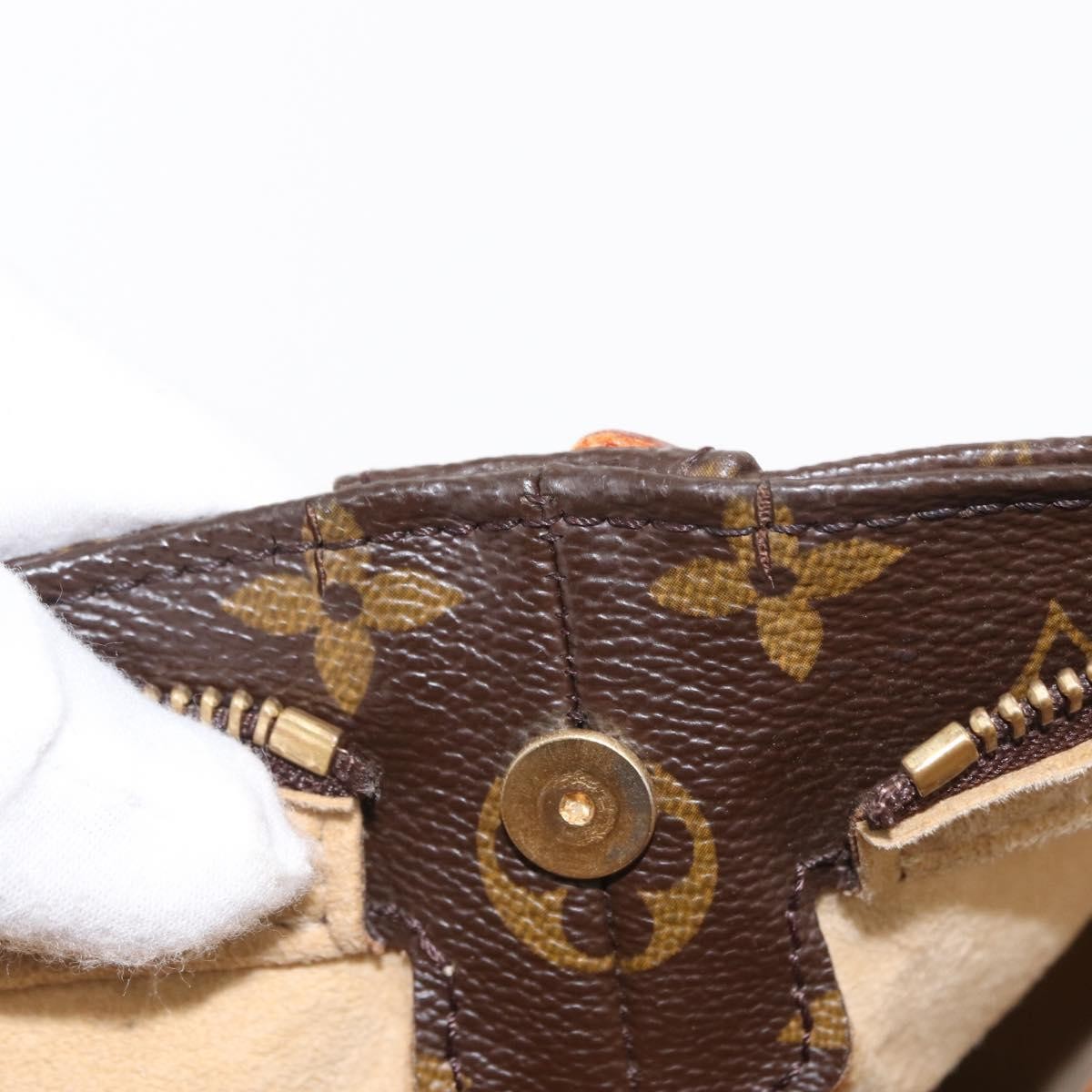 Louis Vuitton Looping Handbag Monogram Canvas, BROWN, CANVAS, Shoulder bag