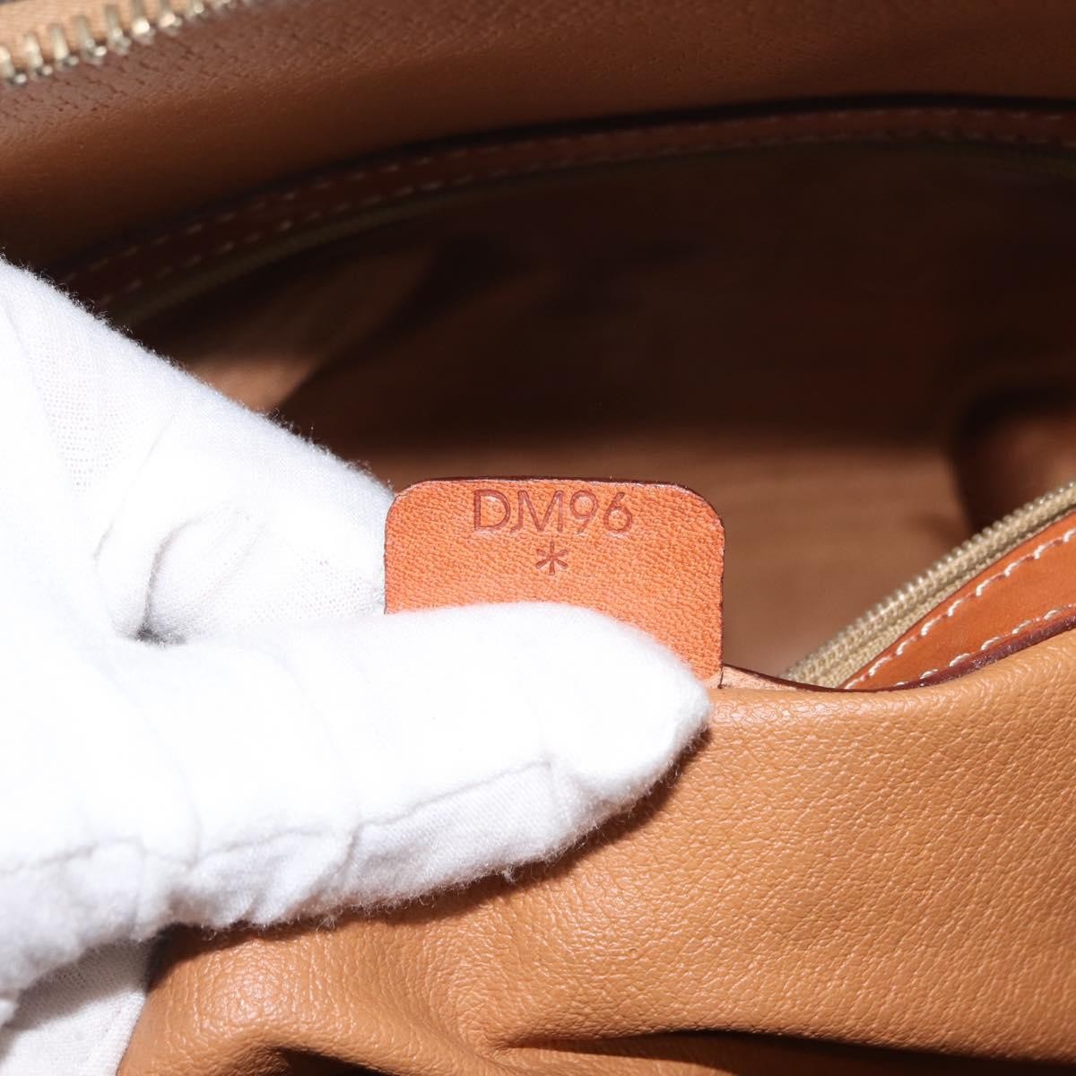 Celine Vintage Macadam Handbag Canvas, BROWN, CANVAS, Handbag