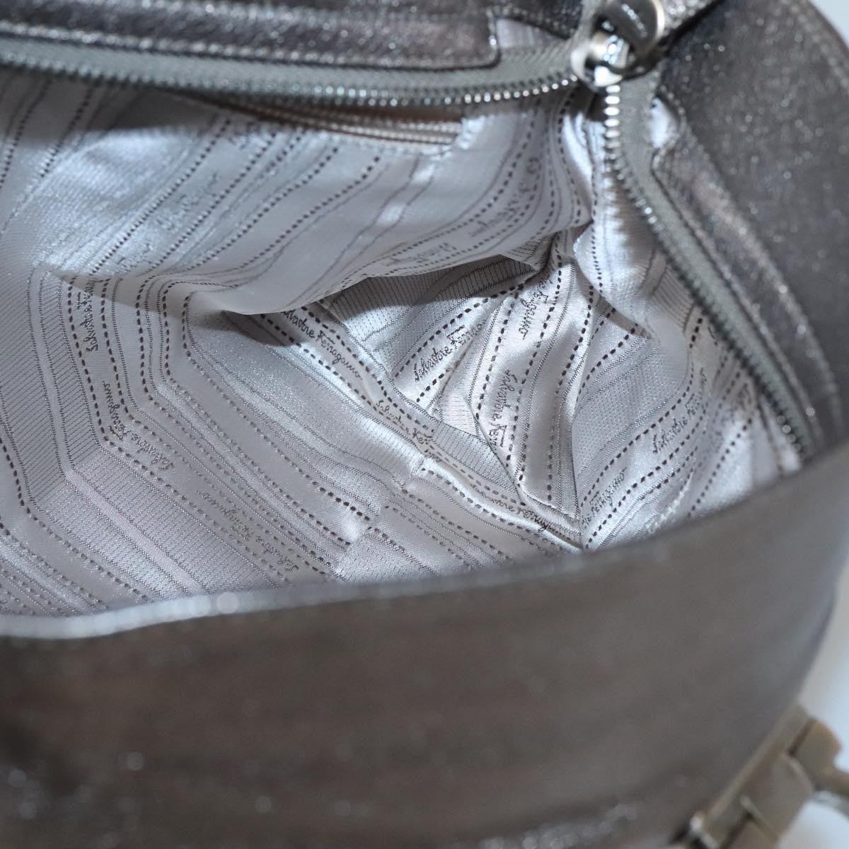 Salvatore Ferragamo Sofia Satchel Smooth Leather, GOLD, LEATHER, Handbag