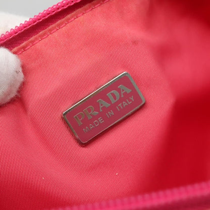 Prada Pochette Shoulder Bag Tessuto, PINK, NYLON, Clutche & pouche