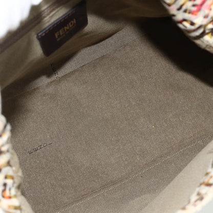 Fendi Mamma Baguette Zucca canvas, Beige, Canvas, Shoulder Bag