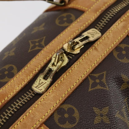 Louis Vuitton Sac Souple Handbag Monogram Canvas, BROWN, CANVAS, Travel bag