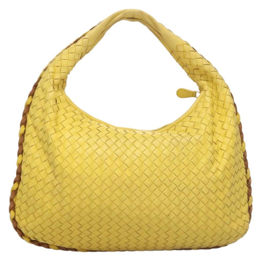 Bottega Veneta Veneta Hobo Intrecciato Nappa, YELLOW, LEATHER, Handbag