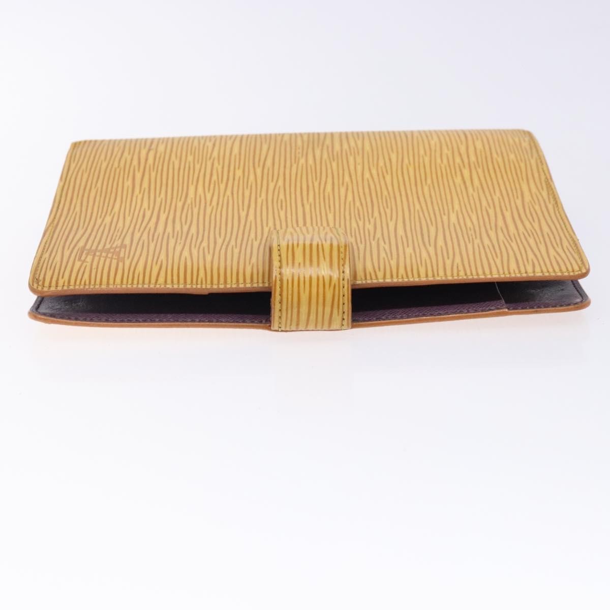 Louis Vuitton Agenda Cover Epi Leather, YELLOW, LEATHER, Wallets