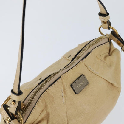 Chloe Vintage Shoulder Bag Leather, BEIGE, LEATHER, Shoulder bag