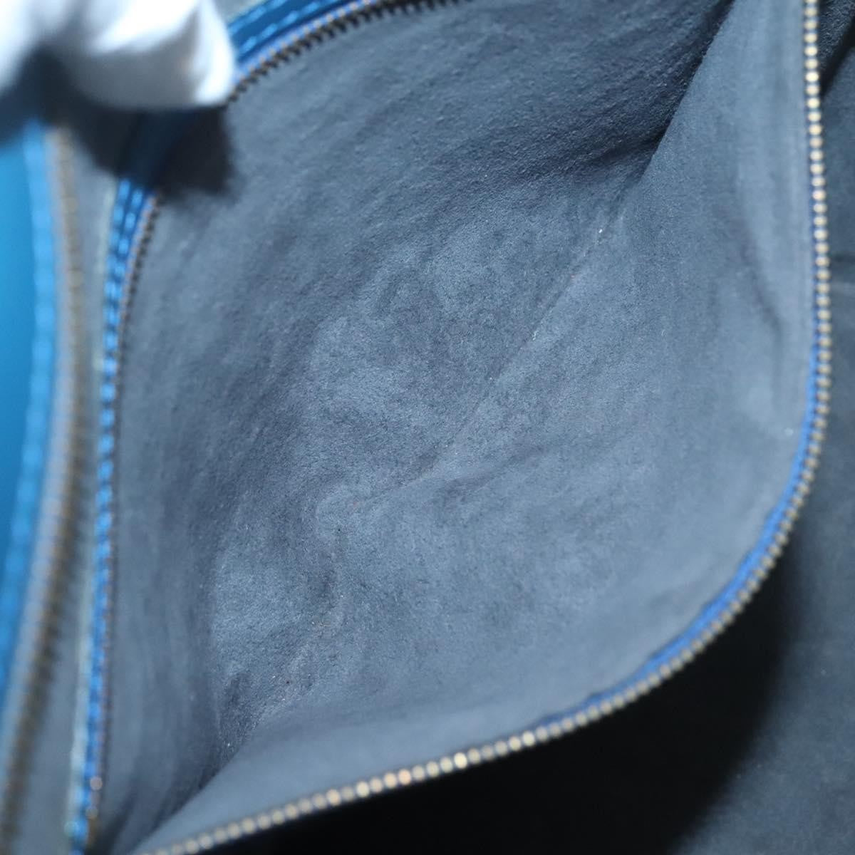 Louis Vuitton Saint Jacques Handbag Epi Leather, BLUE, LEATHER, Handbag