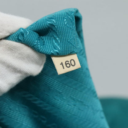 Prada Zip Top Messenger Bag Tessuto, TURQUOISE, NYLON, Shoulder bag