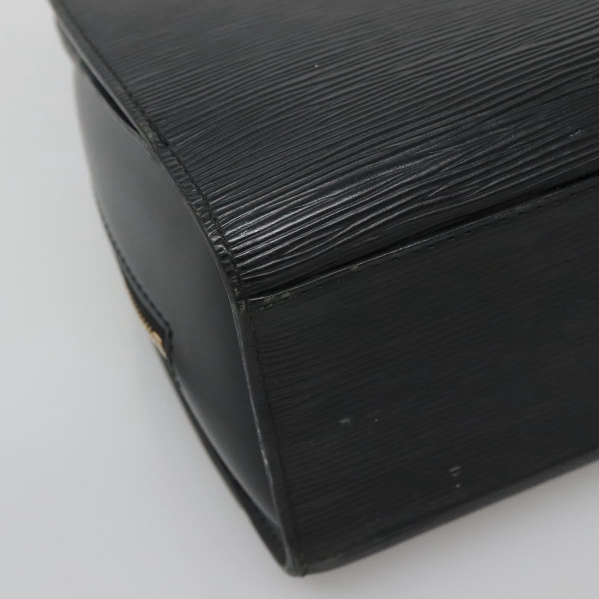 Louis Vuitton Pont Neuf Handbag Epi Leather, BLACK, LEATHER, Handbag