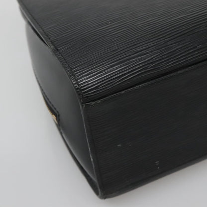 Louis Vuitton Pont Neuf Handbag Epi Leather, BLACK, LEATHER, Handbag