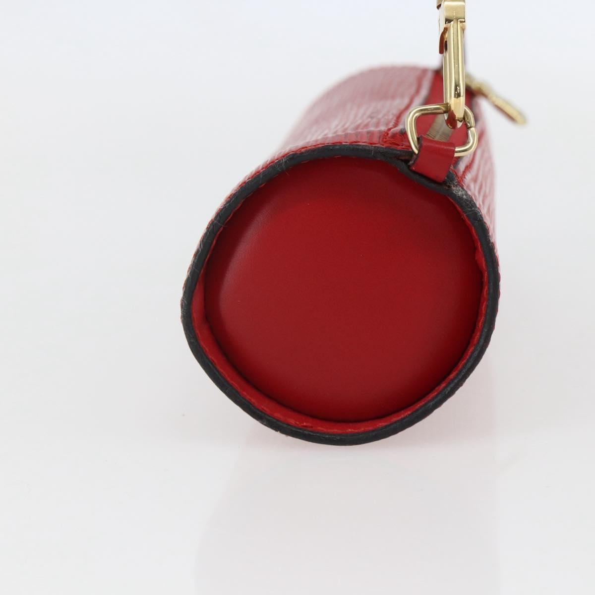 Louis Vuitton Soufflot Pochette Epi Leather, RED, LEATHER, Clutche & pouche
