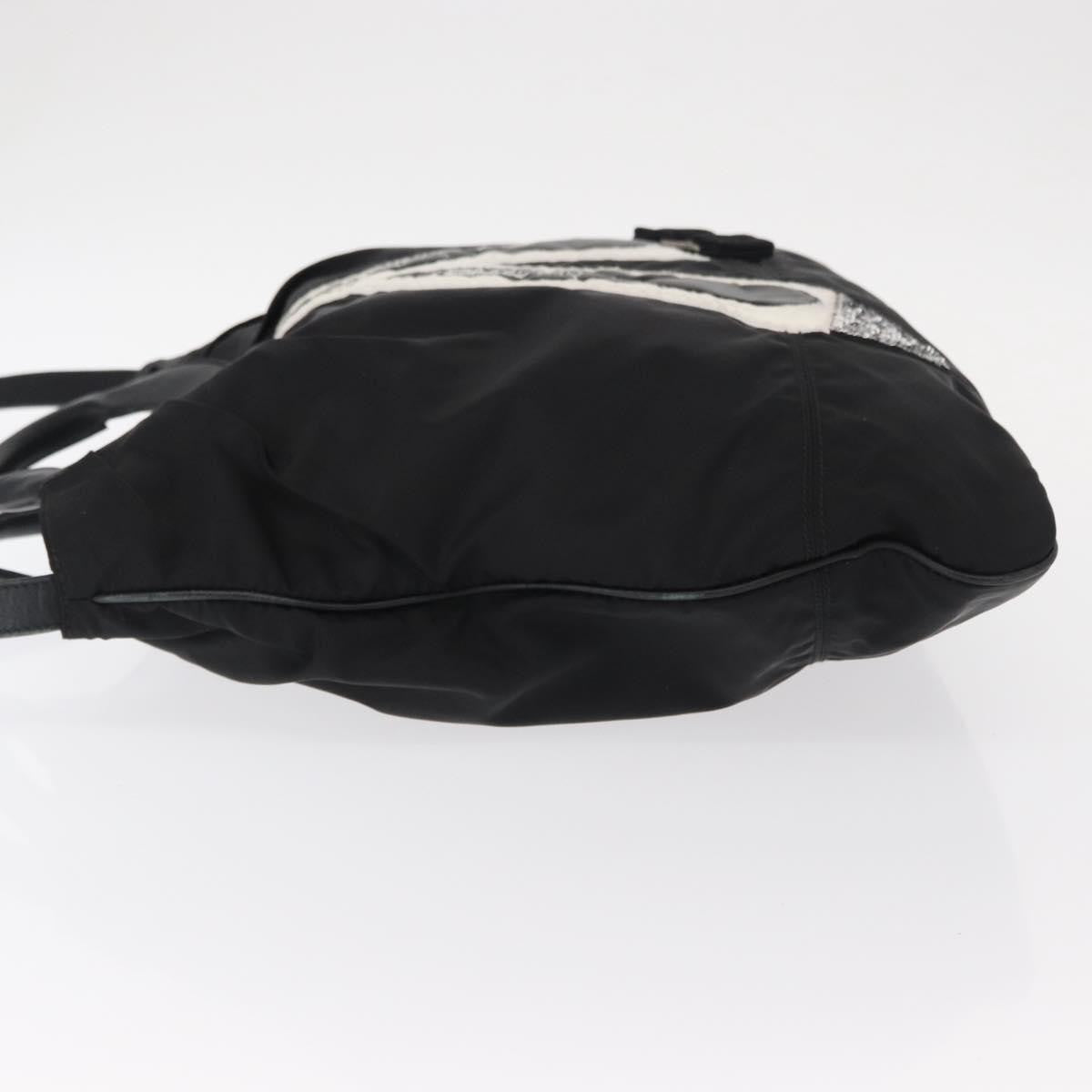 Salvatore Ferragamo Vala tote Nylon, BLACK, NYLON, Tote bag