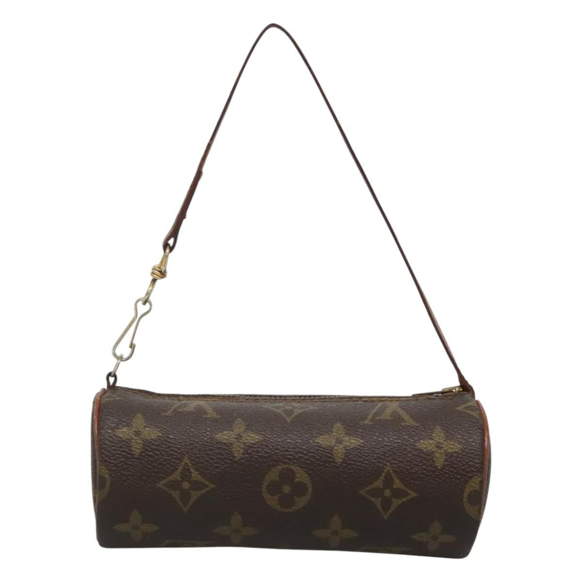 Louis Vuitton Papillon Pochette Monogram Canvas, BROWN, CANVAS, Clutche & pouche