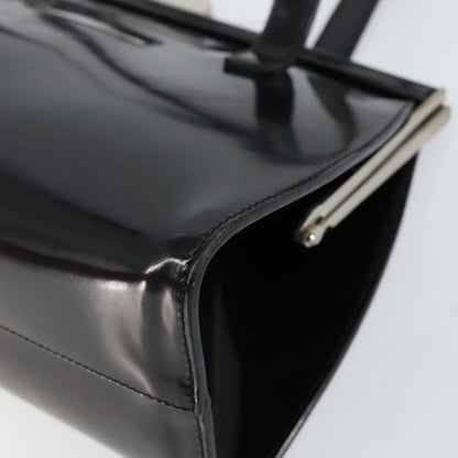 Salvatore Ferragamo Vintage Tote bag Patent Leather, BLACK, PATENT_LEATHER, Tote bag