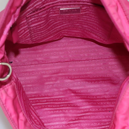 Prada Vela Convertible Tote Tessuto, PINK, NYLON, Tote bag